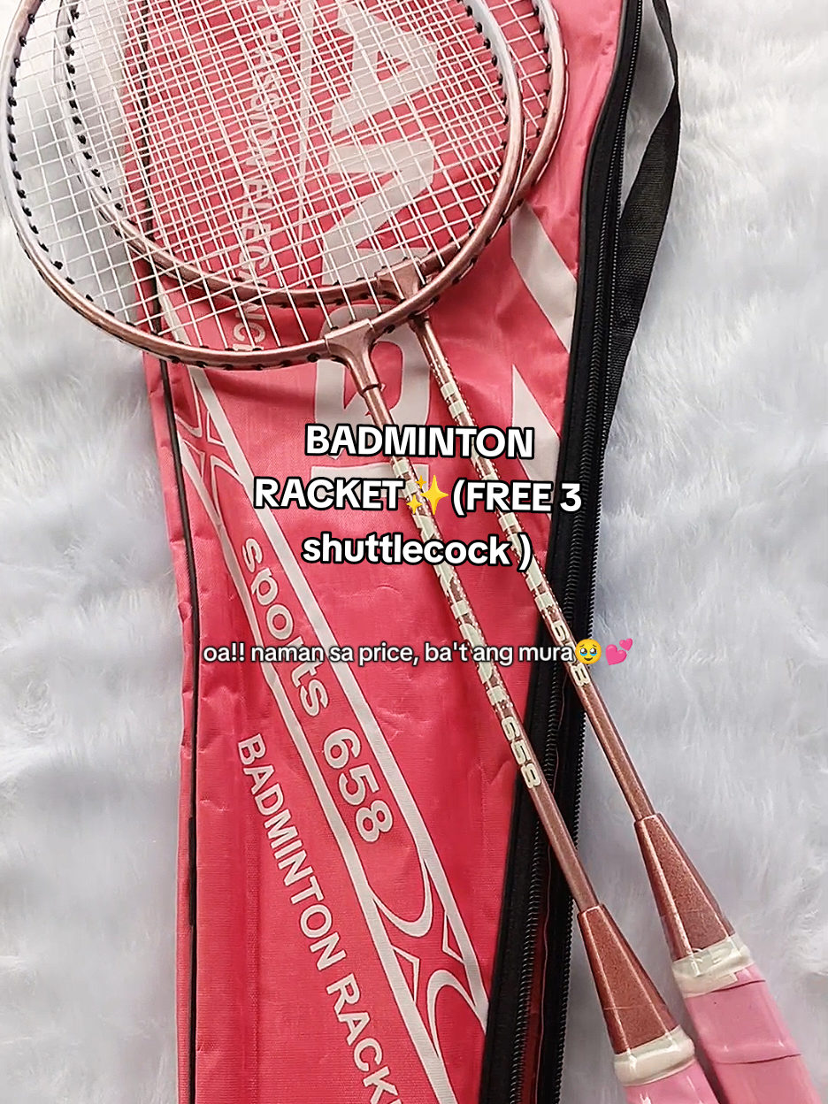 (FREE 3 shuttlecock)#badminton #badmintonracket #shuttlecockfree #affordablebadmintonracket #murangraketa 