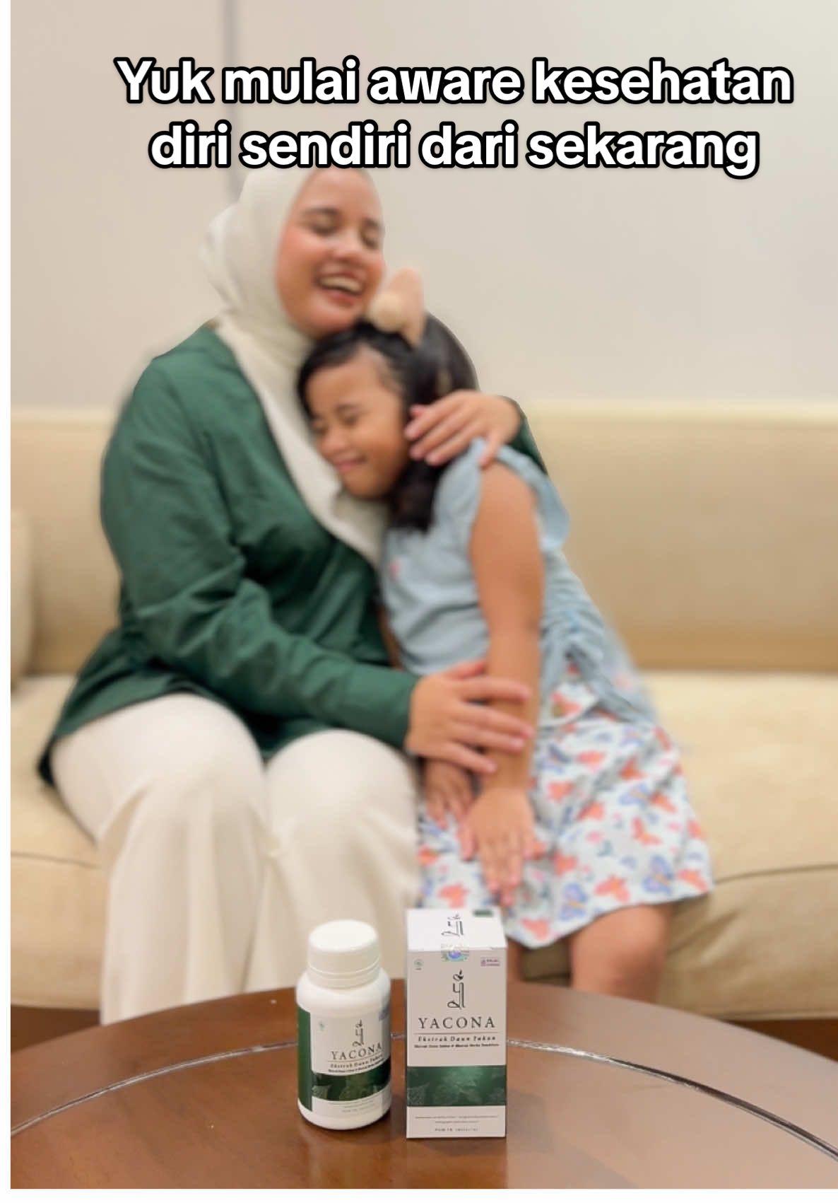 Alasan kenapa aku aware dengan kesehatan tubuh ku sendiri ? Ya karena aku mau menemani anak anaku hingga aku tua nanti Apalagi aku punya keluarga dengan riwayat diabetes yang bikin aku khawatir banget, oleh karena itu mulai dari sekarang aku rutin konsumsi Yacona ✨! Yacona herbal alami yang bantu menurunkan gula darahku secara alami, perbaiki sel beta dan cegah komplikasi diabetes, halal dan sudah ber bpom jadi aman untuk di konsumsi rutin . Aku udah ngerasain manfaatnya, yuk jaga kesehatan keluarga kita sebelum terlambat dengan yacona ❤️ @Yacona Official 