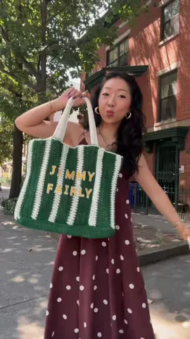 think you can crochet our summer tote like @amazingishgrace ? ✨🧶   #JimmyFairly #totebag 