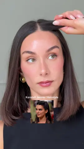 Kendall Jenner inspired hairstyle ✨ trying Kendall’s met gala hairstyle on my short hair 🤍 what do you think? Products: @L'Oréal Paris UK Elnett hairspray @Kérastase gloss absolu glaze drops  #hair #hairstyle #hairtok #hairtutorial #hairstyles #shorthair #kendalljenner 