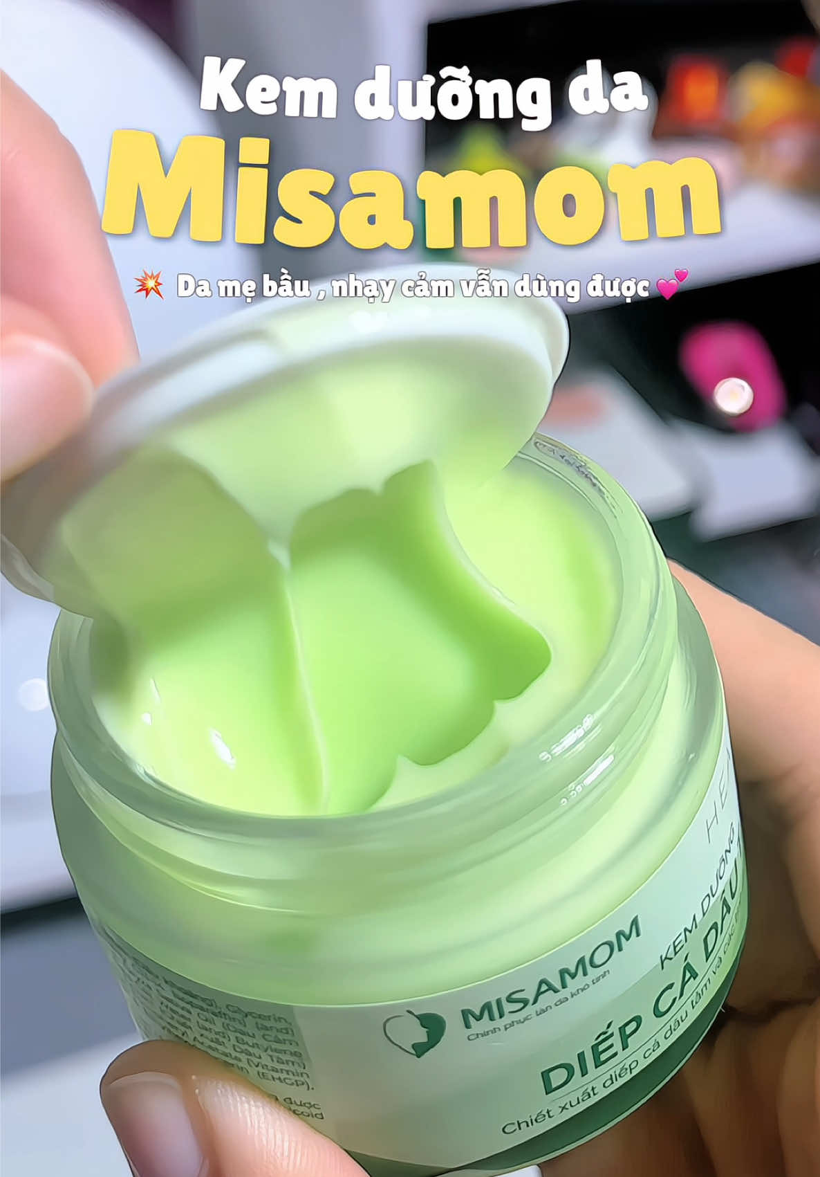 Mẹ 🫃🫄🤰, da nhạy cảm dùng được luôn nha cả nhà ✨💫 #kemduongda #misamom #skincare #diepcadautam #viral 