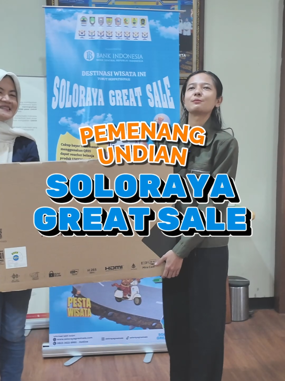 ✨ Cerita Pemenang Undian SGS 2025 ✨ Pemenang undian Solo Raya Great Sale berhasil membawa pulang hadiah menarik setelah berbelanja di tenant peserta SGS. Kesempatan untuk menang masih terbuka lebar! Belanja di tenant peserta SGS, kumpulkan struknya, dan jadilah pemenang berikutnya 🎉 #SoloRayaGreatSale2025 #SGS2025 #BelanjaUntungHadiahLangsung