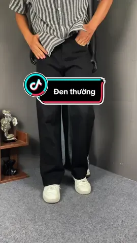Jeans đen trơn nha ae ơi#quanjeannam #quanjeansongrong #phoidonam #quanjeanongsuong #xuhuongtiktok 
