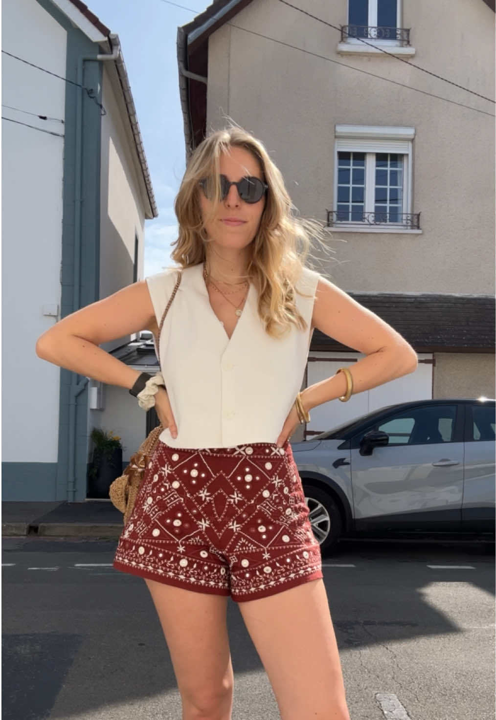 Outfit check 🌞🤍  Full @ZARA  Sandales @eram 