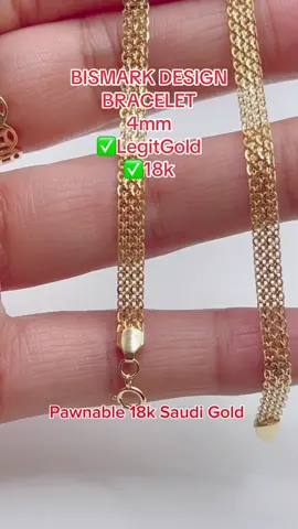 GUARANTEED PAWNABLE 18k SAUDI GOLD BRACELET #creatorsearchinsights #legitgoldsellerph #jewelrytiktok #goldinvestment #100kviews 