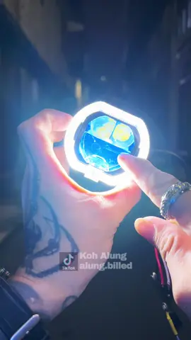 Biled matrix 2.5inch dauble laser plus shroud dan devil pnp motor mobil #biled #biledmatrix #kohalung #biledprojector 