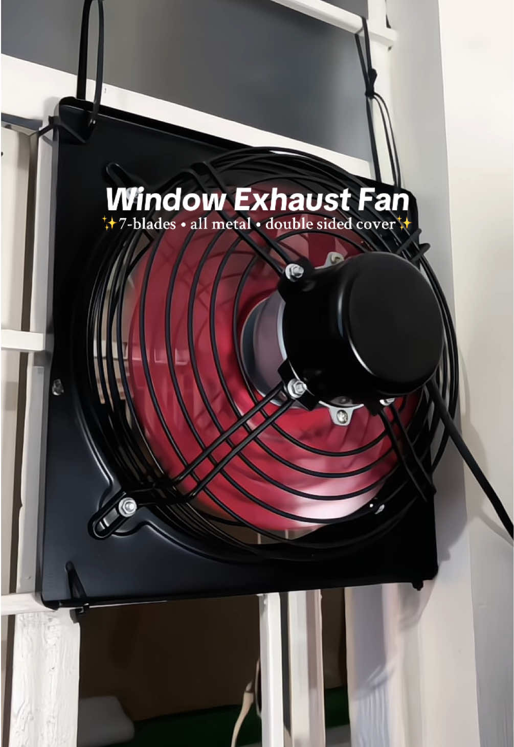 This portable exhaust fan na no need na magbutas ng pader. Bawas init, usok at amoy sa loob ng bahay 💨💯                                                    #exhaustfan #kitchenexhaustfan #airventilation #ventilation 