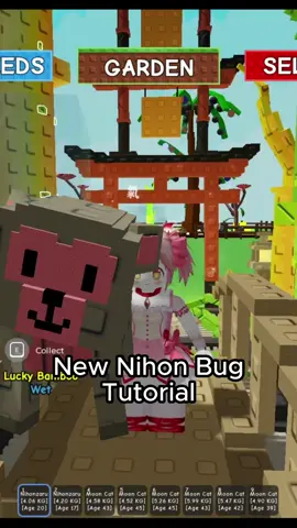 How to do The New Nihon Bug in Grow A Garden #growagardenupdate #growagardenroblox #growagarden #fyppppppppppppppppppppppp #roblox 