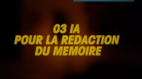 03 IA pour t'aider dans la rédaction de ton mémoire. #master2 #speech #soutenanceastuces #prisedeparoleenpublic #intelligenceartificielle 