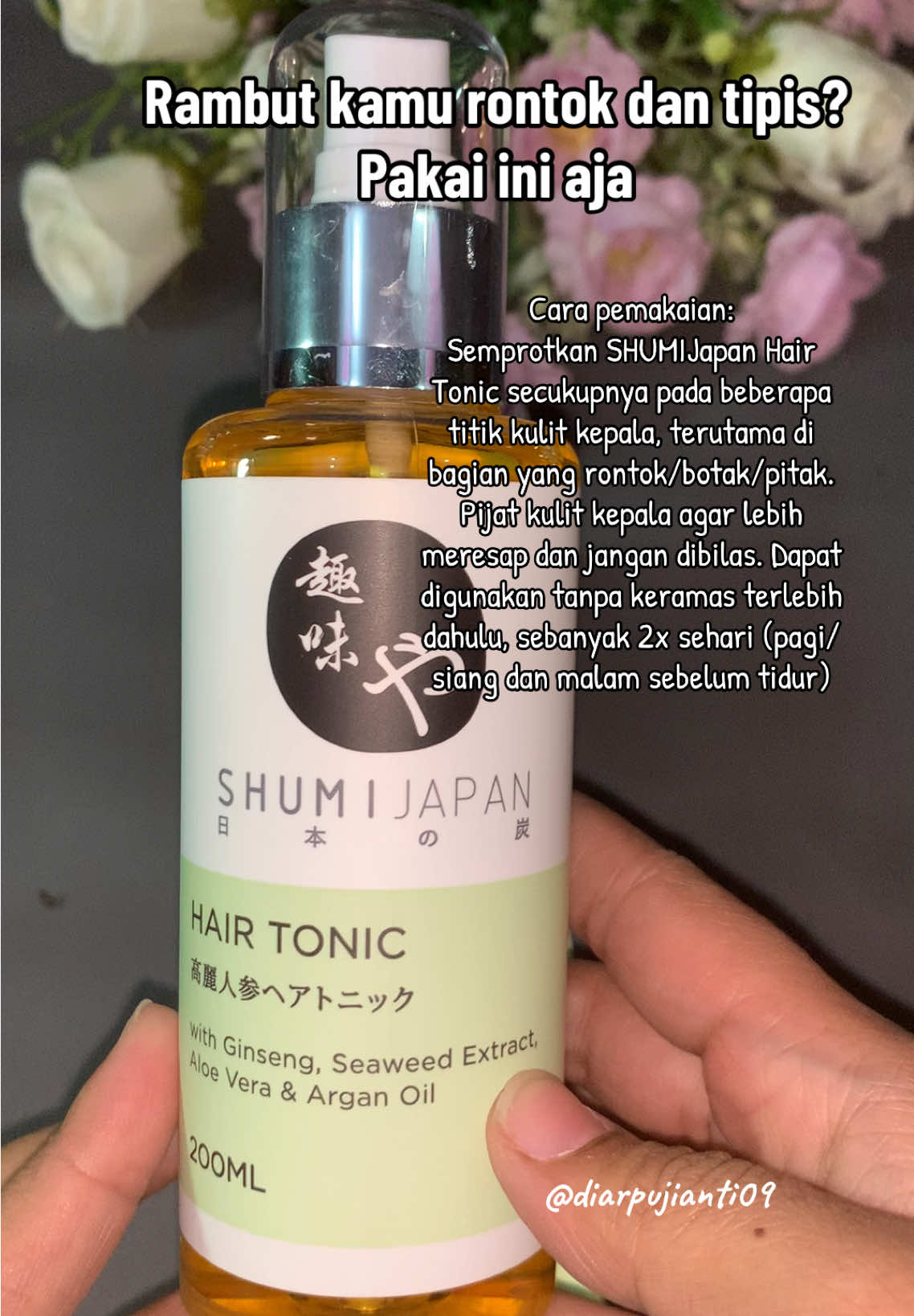#shumijapan #shumijapanhairtonic #hairtonic #tiktokshop #affiliatemarketing 