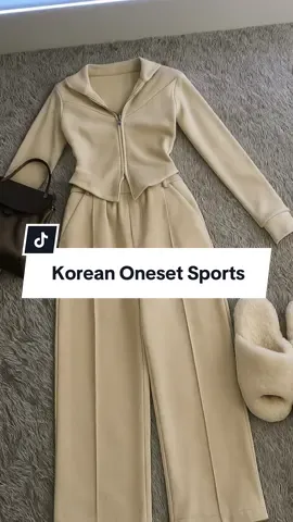 Korean Oneset-Short Hoodie Sports Two- Piece Set for Women Celana panjang Baju. Setelan Casual Wanita#onesetmurah #koreanoneset #koreanstyle #racuntiktok 