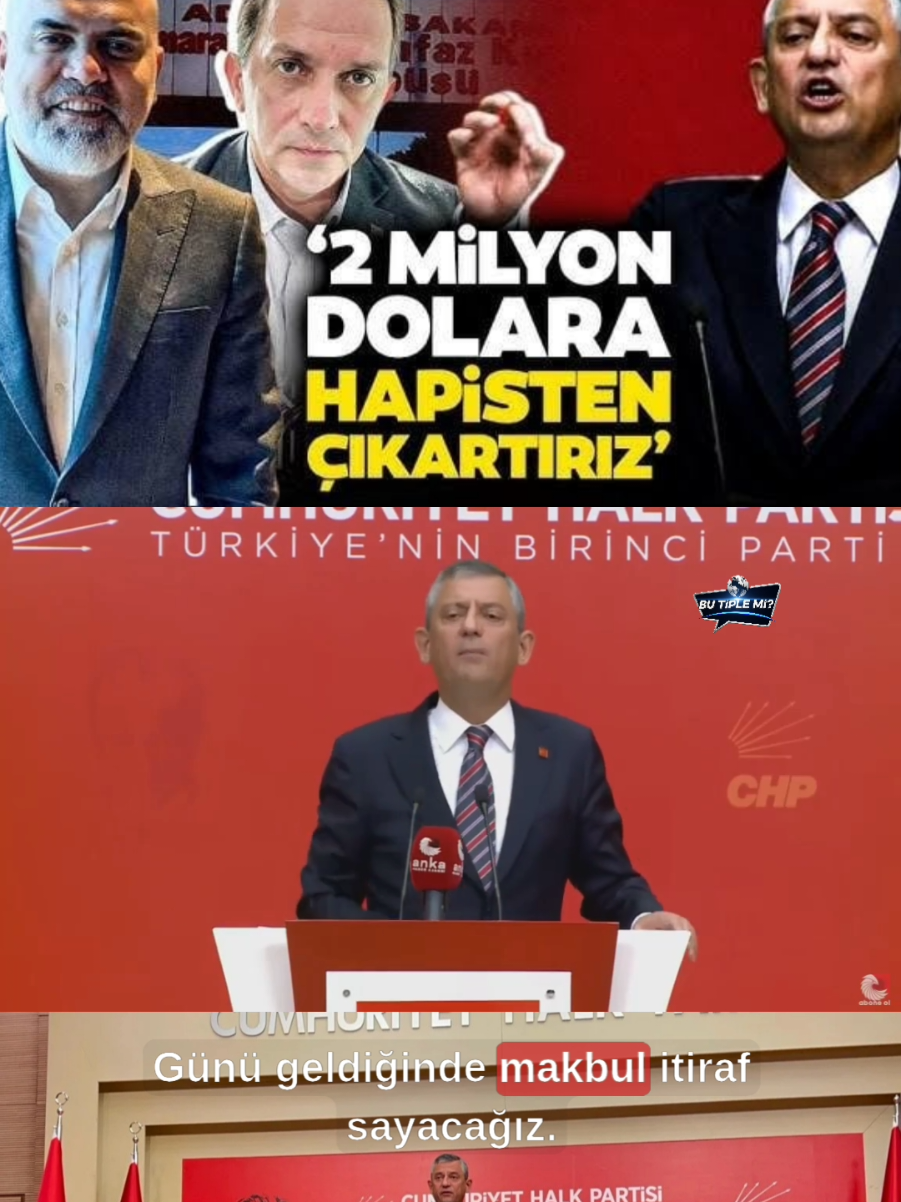 📢 Özgür Özel’den ‘etkin pişmanlık’ çağrısı: 💬 “Avukatınıza yazdırın, notere kapalı zarfa koyun. Günü geldiğinde bu itiraf sayılacak.” #ÖzgürÖzel #CHP #gündem #siyaset #etkinpişmanlık