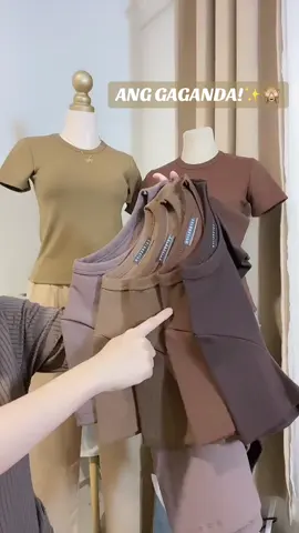 Brown available colors! Kat basic toppppp 🤎🙈 #tiktoklive #livehighlights #catorseiph #fyp #basictop 