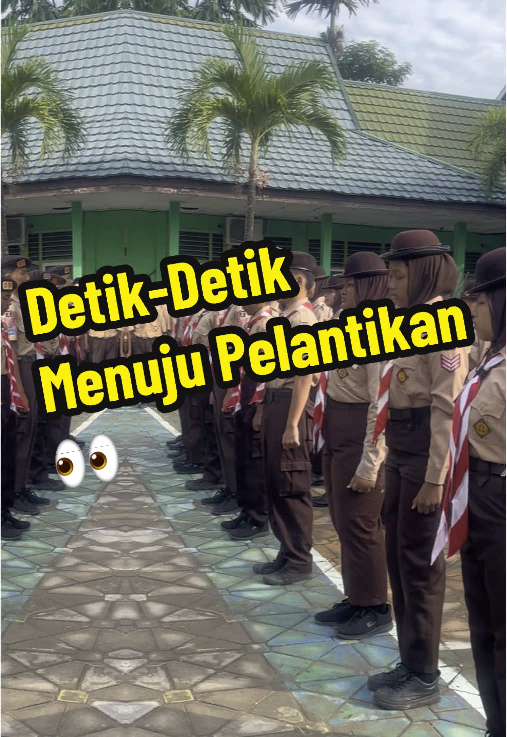 Detik-detik menuju #pelantikan #penggalang #penggalangpramuka #terap #ramu #rakit #pramukaindonesia #pramuka #mtsn3kotajambi #scoutcakra