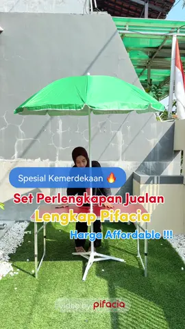 Mau CO Satu Set Boleh Atau Perpcs 👍🏻 Harga Affordable 💯💸 CO Sekarang 🛒🛍️ . #setalatjualan #mejalipat #mejalipatjualan #mejalipatportable #payungjualan 