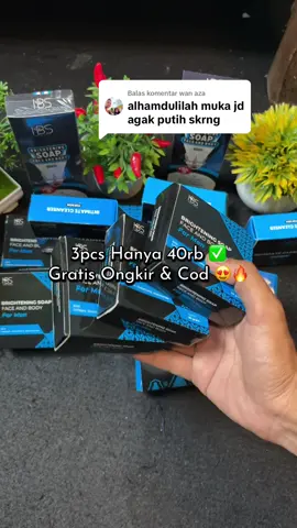 Membalas @wan aza Waoow kereen kak mntap sabunya 😘 #ibsbrighteningsoapformen #ibsbrighteningsoap #sabunpemutih #sabunviral #sabunibs 