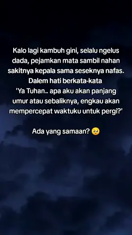 Ada yang berpikiran sama seperti aku? 🥺 #asamlambungkambuh #pejuangasamlambung #gerdanxiety #asamlambung #asamlambungkumat 