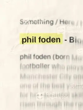 Mờ thé #manchestercity #philfoden #xuhuong #tranding 