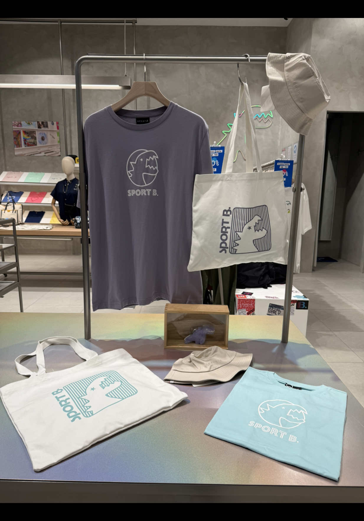What’s included in Happy Bag! Tote bag, Bucket Hat, and T-shirt! Available at SPORT b Newport and Podium at 7,990.00 #sportb #sportbph #dino #dinosaur #fyp 