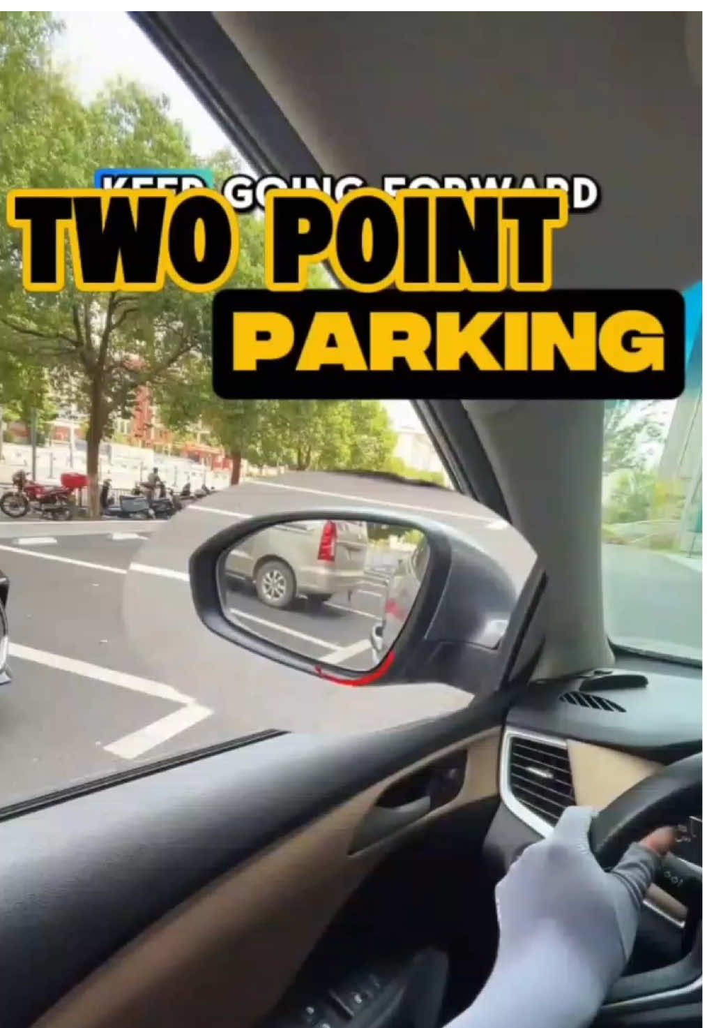 Secret to Parking Between Two Cars #carhacks #knowledge #modalkontendoang #drivinglessons 