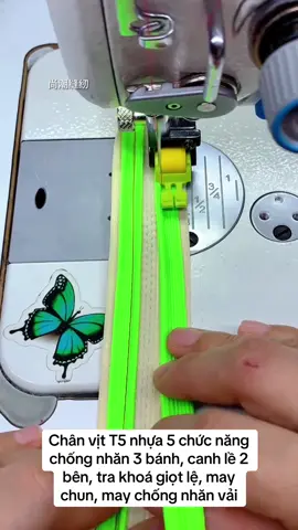 Chân vịt T5 nhựa 5 chức năng chống nhăn 3 bánh #Meohaychiase #sewing #meomayva #xuhuong2025 #meovatcuocsong  Phần 2010