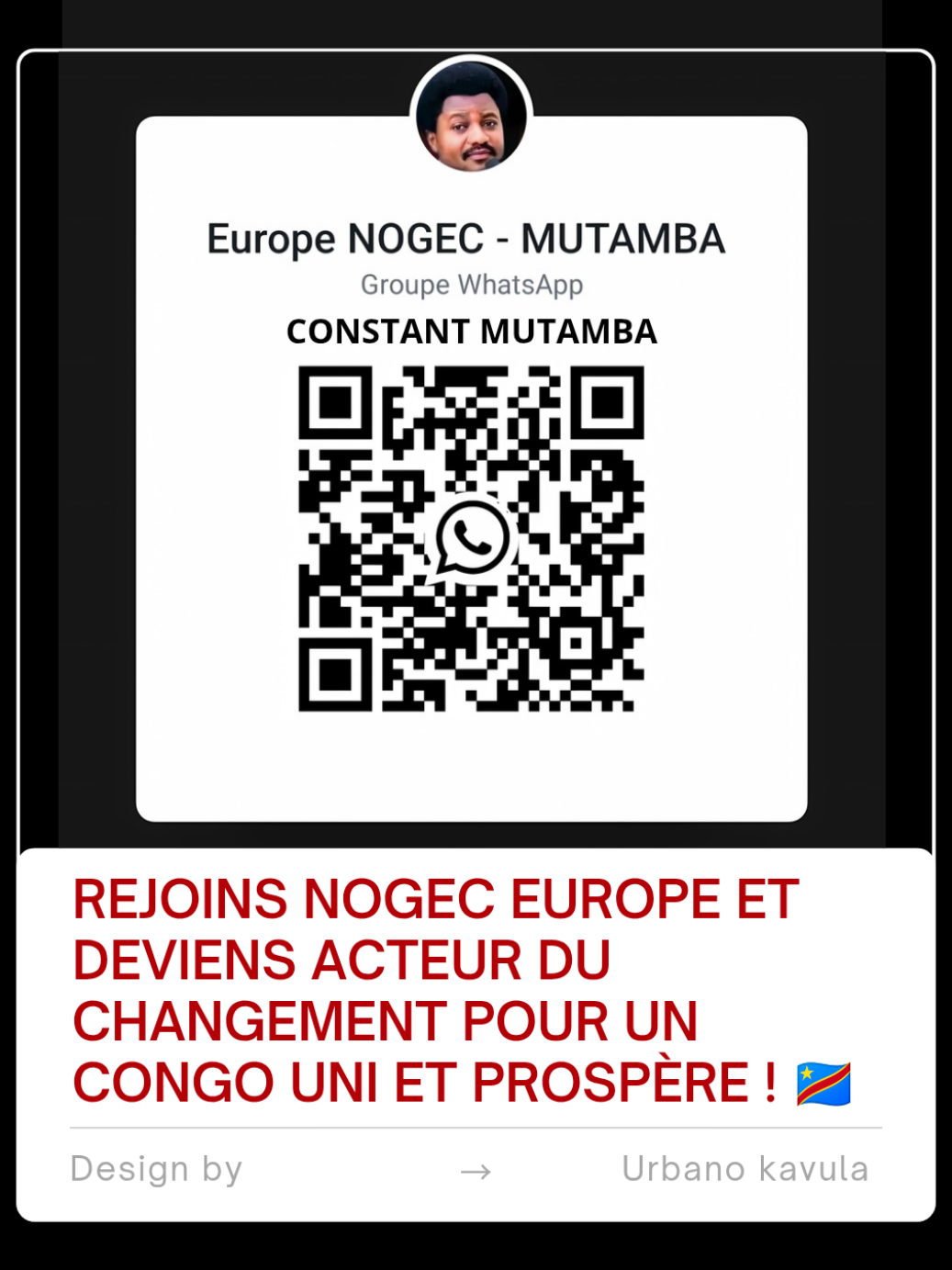 Constant Mutamba  #rdcongo🇨🇩 @Constant Mutamba 