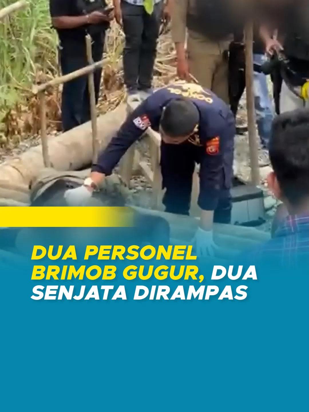 Dua personel Brimob Batalyon C Nabire gugur diserang Kelompok Kriminal Bersenjata (KKB) pimpinan Aibon Kogoya di Distrik Siriwo, Kabupaten Nabire, Rabu (13/8/2025). Personel Satgas Operasi Damai Cartenz telah melakukan olah Tempat Kejadian Perkara (TKP) terkait penyerangan brutal tersebut. Hasil olah TKP mengungkapkan para pelaku diduga anggota KKB kelompok Aibon Kogoya menembaki  kedua korban, Brigpol Muhammad Arif Maulana (34) dan Bripda Nelson Runaki (26). Terungkap, tembakan langsung melumpuhkan Bripda Nelson yang jatuh di lokasi, sementara Brigpol Arif juga menjadi sasaran.  Saksi sempat melihat dua orang tak dikenal bersenjata laras panjang, berambut gimbal, dan mengenakan celana pendek, menuruni bukit di sisi kanan lokasi kejadian. Penyerangan tersebut juga mengakibatkan hilangnya dua pucuk senjata laras panjang jenis AK-101, enam magazen, serta satu body vest.  Barang bukti yang diamankan antara lain sembilan selongsong peluru kaliber 7,62 mm, sembilan selongsong kaliber 5,56 mm, dua telepon seluler milik korban, headset, serta satu proyektil yang ditemukan pada tubuh Brigpol Arif Maulana. Kedua almarhum dikenal sebagai sosok Polisi yang senang bersosialisasi dan ramah kepada masyarakat. Hal ini terlihat dari banyaknya warga di tempat almarhum bertugas merasa kehilangan.  Di samping itu, kedua almarhum juga merupakan tulang punggung keluarga, dan melaksanakan tugasnya dengan tulus di daerah terpencil meski di tengah segala keterbatasannya. Kepala Operasi Damai Cartenz, Brigjen Pol Faizal Ramadhani didampingi Wakil Kepala Operasi Damai Cartenz, Kombes Pol Adarma Sinaga menegaskan komitmen penegakan hukum atas peristiwa itu. “Kami sangat berduka atas kehilangan dua personel terbaik yang gugur saat menjalankan tugas negara. Langkah tegas dan terukur akan dilakukan untuk mengejar pelaku, khususnya kelompok KKB pimpinan Aibon Kogoya,” ujarnya. Selengkapnya tonton video di atas  #papua #konflikpapua