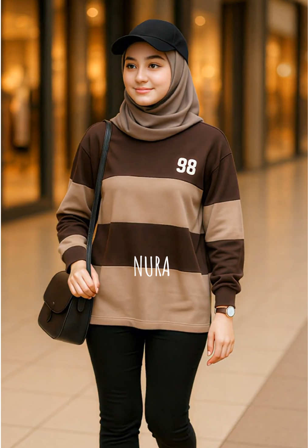 Korang,blouse stripe dr pandaeyes ni pun cantik taw😍stok tak banyak dah cepat beli kat beg kuning sekarang😘🫰#blousestripe #blousepandaeyes #knitwearstripe 