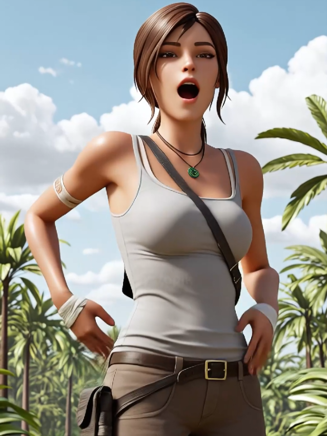 Lata Croft ❤️ Tomb raider #laracroft #tombraider #laracrofttombraider #adventure #aianimation 