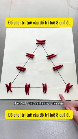 Đồ chơi trí tuệ câu đố 8 quả ớt #dochoitritue #fpy #xuhuong #dochoithongminh 