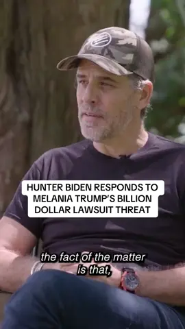 Hunter Biden responds to Melania Trump’s billion dollar lawsuit threat #channel5