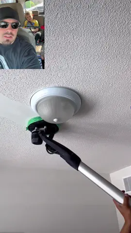 Popcorn ceiling removal in minutes with minimal dust. These things are epic 