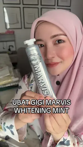 #ubatgigi #whiteningmint #marvistoothpaste #toothpaste #gigikuning 