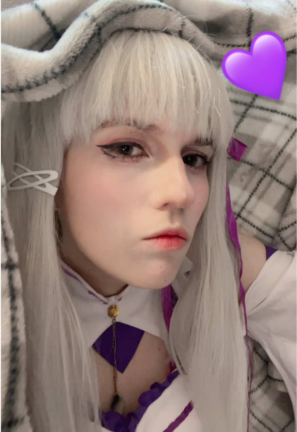 emilia cosplay 💜🤍🪻 wahhh THANK U SO MUCH FOR 1000 followers 😭😭🥹 i never thought id ever make it this far. It means the world to me genuinely. i have more motivation than ever to cosplay and make content c: I unfortunately am going to college soon tho so itll slow down 😔 on the bright side i have a lot of pre recorded stuff!  #rezero #rezerocosplay #rezeroemiliacosplay #rezeroemilia #emiliatan 