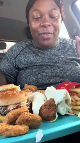 McDonald’s Mukbang for the win #foodtiktok #fyp #Foodie #mcdonalds #food @McDonald’s 