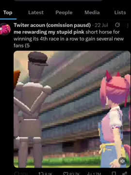 My honest reaction. #haruurara #haruuraraprettyderby 