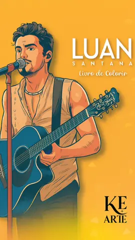 Solte sua criatividade e viva momentos de diversão com o Livro de Colorir inspirado no Luan Santana – Coleção Música! Perfeito para fãs do cantor, ele traz ilustrações exclusivas para você colorir como quiser, criando artes únicas e personalizadas. Ideal para relaxar, aliviar o estresse e expressar seu amor pela música e pelo artista. Um presente criativo e especial para qualquer fã! #livrodecolorir  #luansantana  #artecriativa  #coleção #presentecriativo 