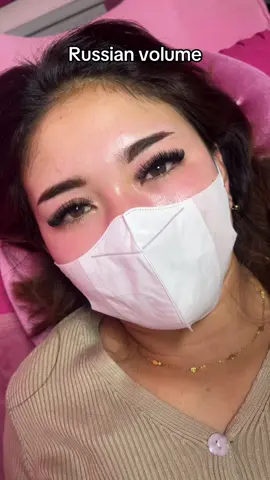 Russian volume #eyelashextensions #fypシ #xyzbca 
