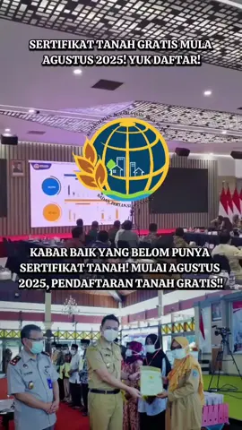 Buruan manfaatkan momen ini sebaik baiknya. WOW!! Kabar baik buat kamu yang belum punya sertifikat tanah! Mulai Agustus 2025, program PTSL kembali dibuka untuk pendaftaran tanah gratis dari ATR/BPN. Prosesnya jelas, syaratnya ringan, dan hasilnya legalitas resmi tanah kamu. Catatan penting: pastikan tanah kamu nggak sedang dalam sengketa dan termasuk wilayah yang dapat jatah program ini. #fyp #pendaftarantanah #ptsl #gratis 