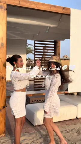 Knit sets 🥥🤍 #localbrand #sahel #cairo #egypt #summerfits #summerstyle #fyp #outfit #knitset #explore #trending #Summer #summersets 