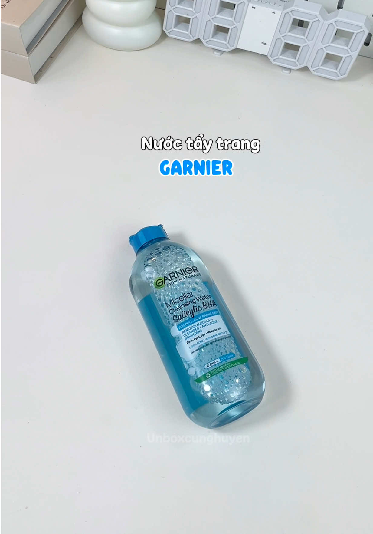 Em nước tẩy trang dịu nhẹ cho da dầu mụn zá hssv mà mn có thể tham khảo nè #nuoctaytrang #chamda #garnierpartner #TikTokFinds #depdachieu 
