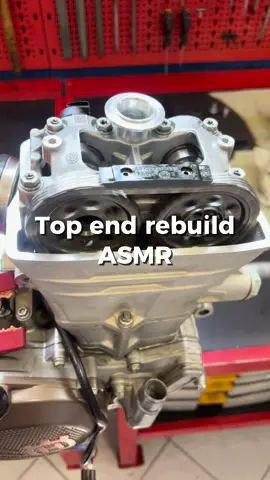 Ktm/Hsq 350 top end rebuild✨ #fyp #viral #motocross #asmr 