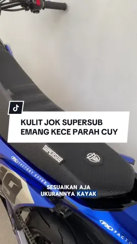 Membalas @Irawan yulianto  Kulit Jok SUPERSUB Premium 🤩 Bikin tampilan motor makin ganteng & beda dari yang lain! 💥 Bahan kulit sintetis tebal, jahitan rapi, anti rembes, dan nyaman banget dipakai harian 🚀 Cocok buat CRF, KLX, DTracker, WR, KTM, Husqvarna, dan banyak lagi! ⚡ Ready stock – tinggal pasang, langsung cakep! 🛒 Klik keranjang kuning sekarang, stok terbatas! #crf150l #supermoto #supersub 