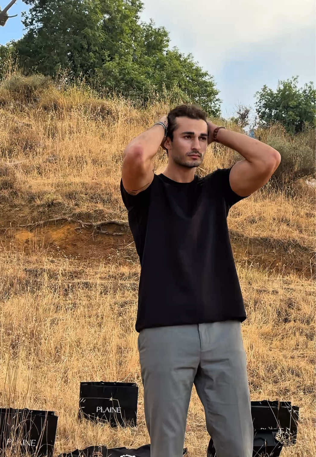 Regular Plain Black for 19$ Only  #plaine #fyp #tshirt #black #men 