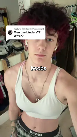 Replying to @⛧⸸Zini ⸸⛧ i’m starting to think this was a ploy to see them 🥀 #trans #transgender #ftm #transman #binder 