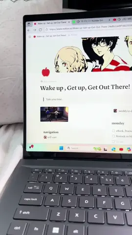 Im starting college soon. I feel like this: 👵🏻 #persona5 #p5 #college #embroidery #notion 