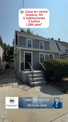 🏡✨ ¡Casa renovada en Saint Albans/Hollis! 5 hab • 3 baños • driveway privado • garaje • patio amplio 🌳 Lista para mudarte y disfrutar 🎉 📍 194-32 113th Rd, Hollis, NY 💰 Desde $29,750 de inicial 📲 Contáctame y agenda tu tour. #CasaEnVenta #HollisNY #SaintAlbansNY #CompraDeCasa #CasaNueva #RealtorNY #OportunidadUnica #tiktok 
