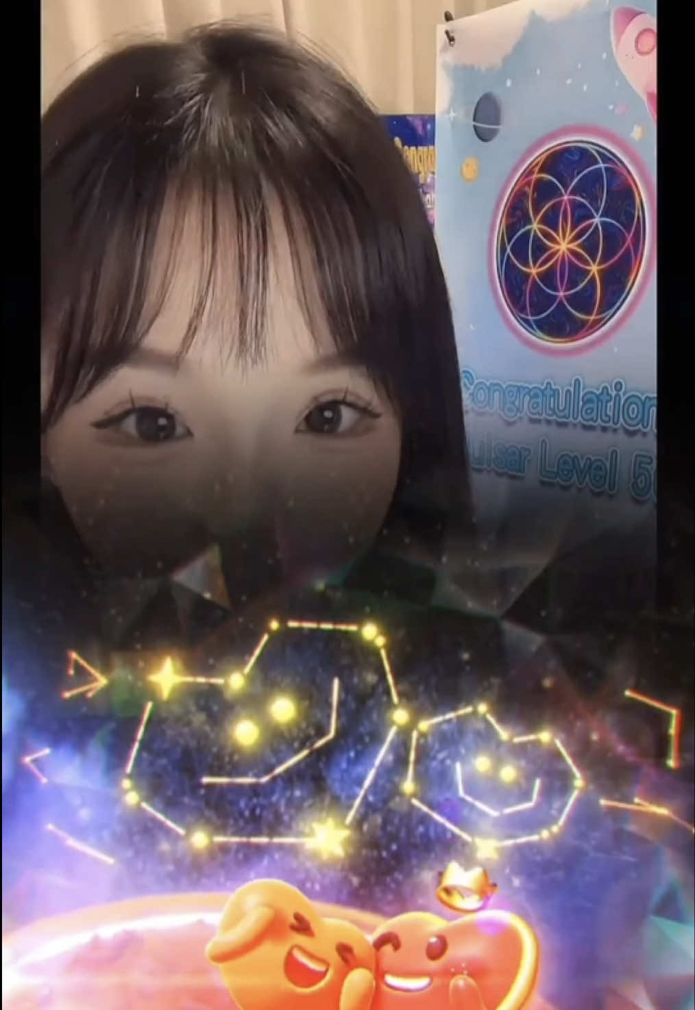 My first 50th level🥺 Thank you for being my support. I'm so glad to have met you and I'm very lucky to be by your side.@Pulsar ❤️