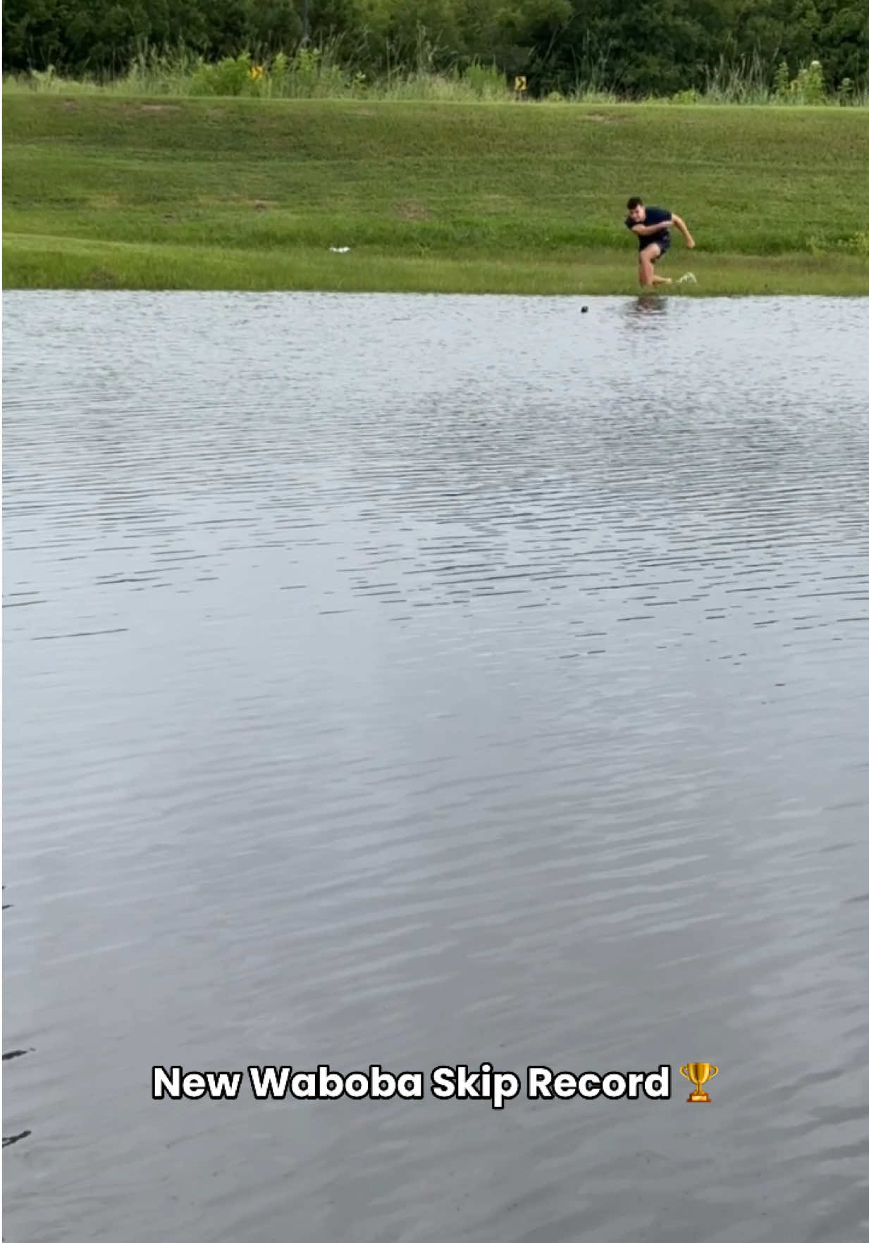With 41 skips, a new Waboba World Record has been set! Who’s got the throw to beat it?  Thank you to @noassembly on YouTube for the video!  #waboba #newrecord #challengeaccepted #watertoys #skip 