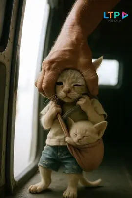 For these homeless children, life is nothing but harshness and bitterness.  #ai #aicat #poorcat #moving #sad 